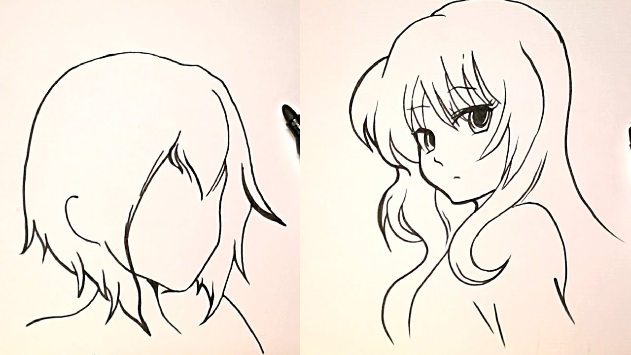 COMO DESENHAR CABELO DE ANIME Atualizado 2021 - Masculino E Feminino 