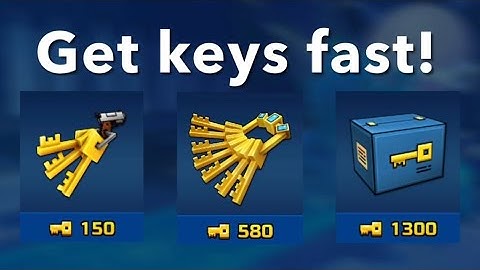 Pixel Gun 3d 3 ways to get keys FAST!