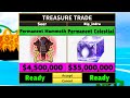 Trading PERMANENT Fruits For 1,696 Hours! (Blox Fruits)