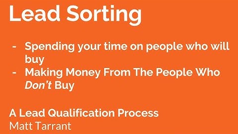 Lead Qualification Process Simple How To