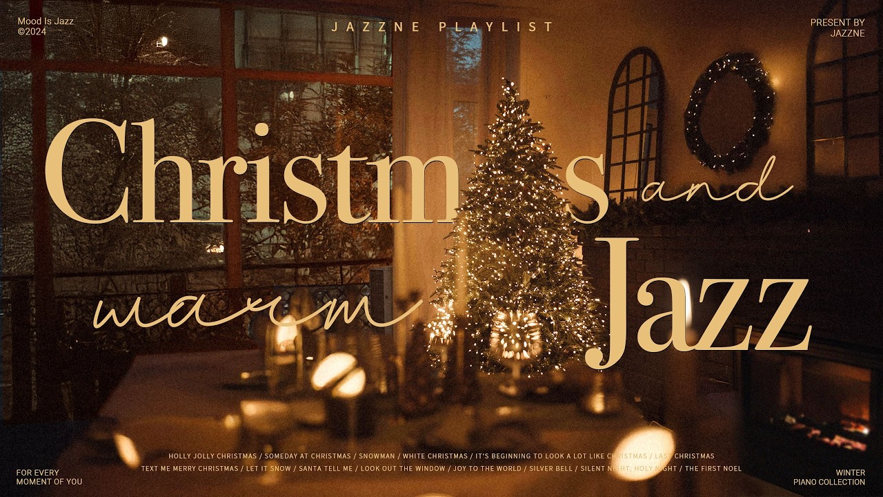 Когда хочешь создать новогоднее настроение➡️с Джазом | Хороший джаз, который можно послушать зимой🎄🤍