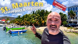 Philipsburg St. Maarten Cruise Port & City Tour 🏝️