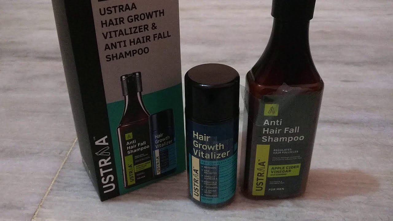 Unboxing Ustraa Hair Growth Vitalizer & Anti Hair Fall Shampoo (Part 2