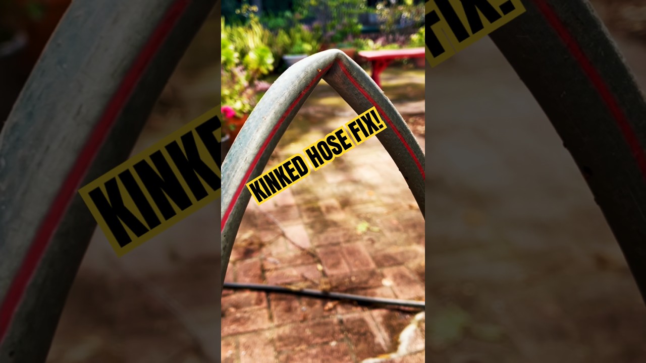 КАК ПОЧИНИТЬ ПЕРЕГИБНУВШИЙСЯ САДОВЫЙ ШЛАНГ! 