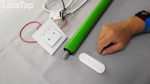 RF+ wifi Roller shutter module working