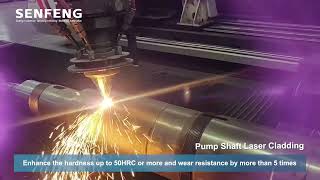 Laser Cladding Machine Test Samples - Pump Shaft Repair