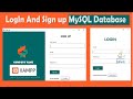 Java  how to create login and register form with mysql database in java netbeans