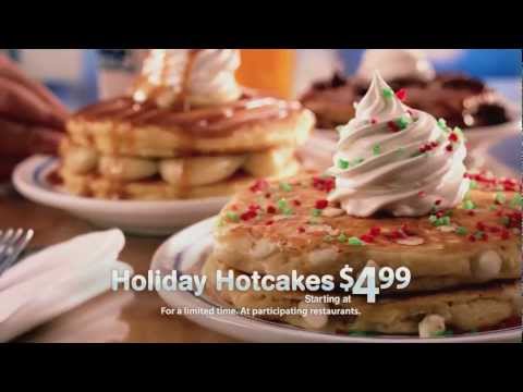 $3.99 IHOPs Holiday Hotcakes