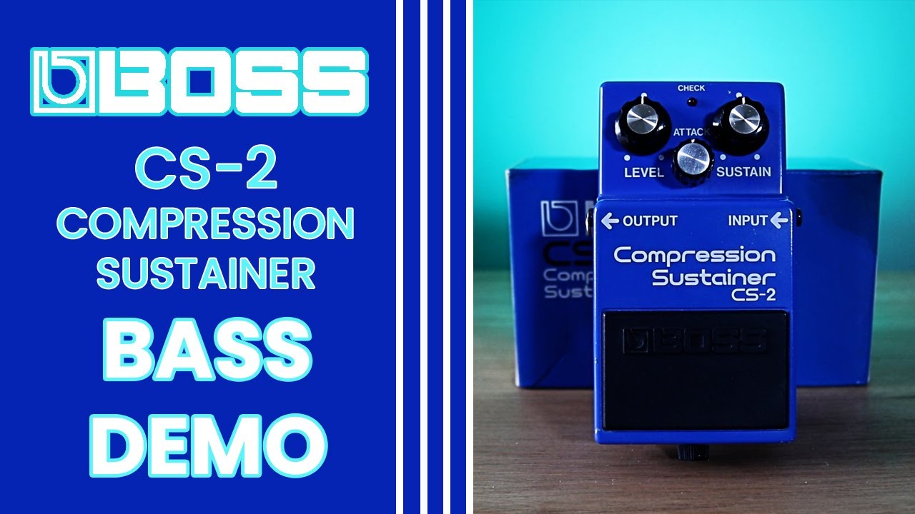 kompas ramme Situation Boss CS-2 Compression Sustainer Bass Demo - YouTube