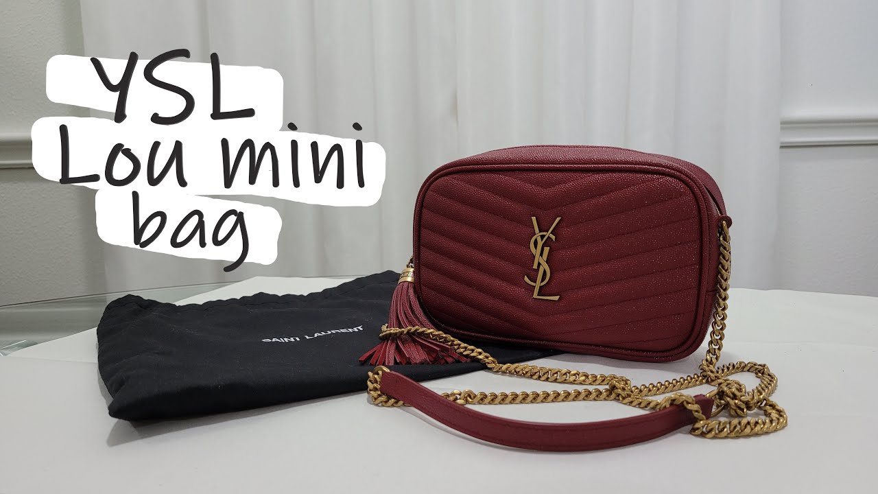 YSL mini camera bag: review of Saint Laurent's lou mini - Happy