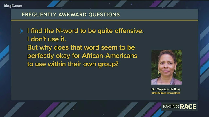 Why do Black people use the n-word?