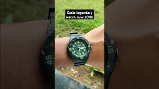 Casio legendary watch mrw 200h #casiowatch #mrw_200h #rotating_bezzel #silicon_strap