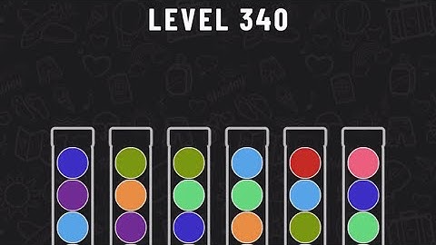 Ball Sort Puzzle Level 340 #ballsortpuzzle #ballsortpuzzlegameplay #puzzlegame #mobilegames