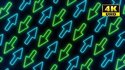 Blue-Green Glowing Arrows 4K Pack Stock Motion Graphics