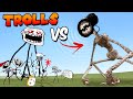 TROLLS vs SIREN HEADS?! (Garry's Mod)