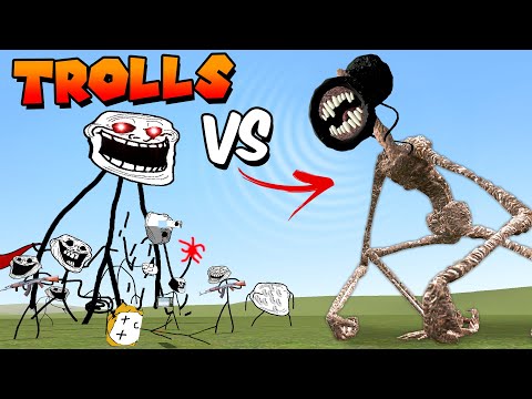 Trolls Vs Siren Heads!