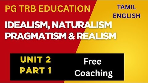 PG TRB | Unit 2 Part 1| Schools of thoughts #trblatestnews #trbnewstoday #trbupdate #Pgtrb #trb2025 