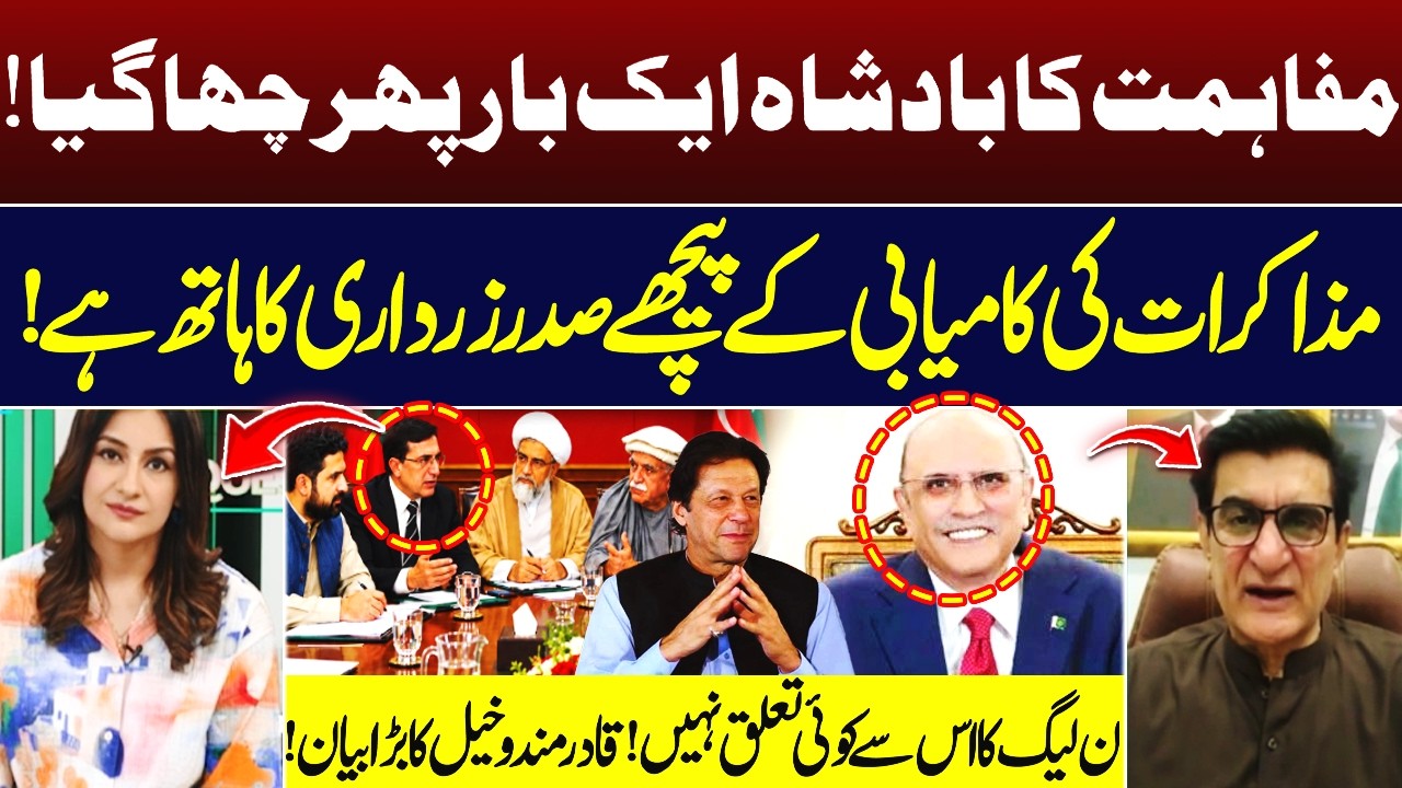 President Asif Ali Zardari Role Behind Negotiations Revealed | Qadir Mandokhel | Hum News | Pakistan