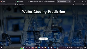 Project Title - Efficient water quality analysis and prediction using Machine Learning