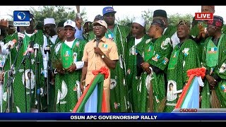 Oshiomhole Mocks Adeleke At APC Mega Rally In Osogbo