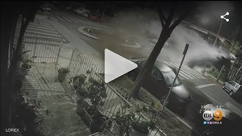 Drunk Driver Hits Roundabout, Launches 15 Feet Into Air #FortniteTOM