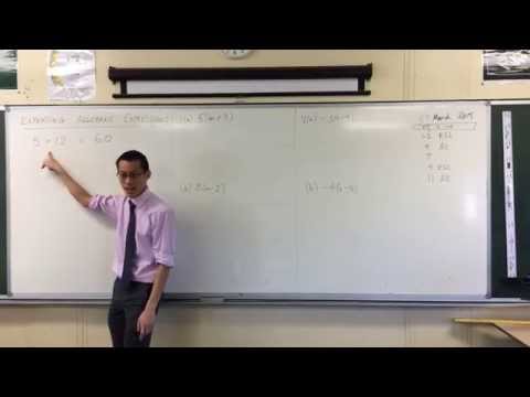 Expanding Algebraic Expressions