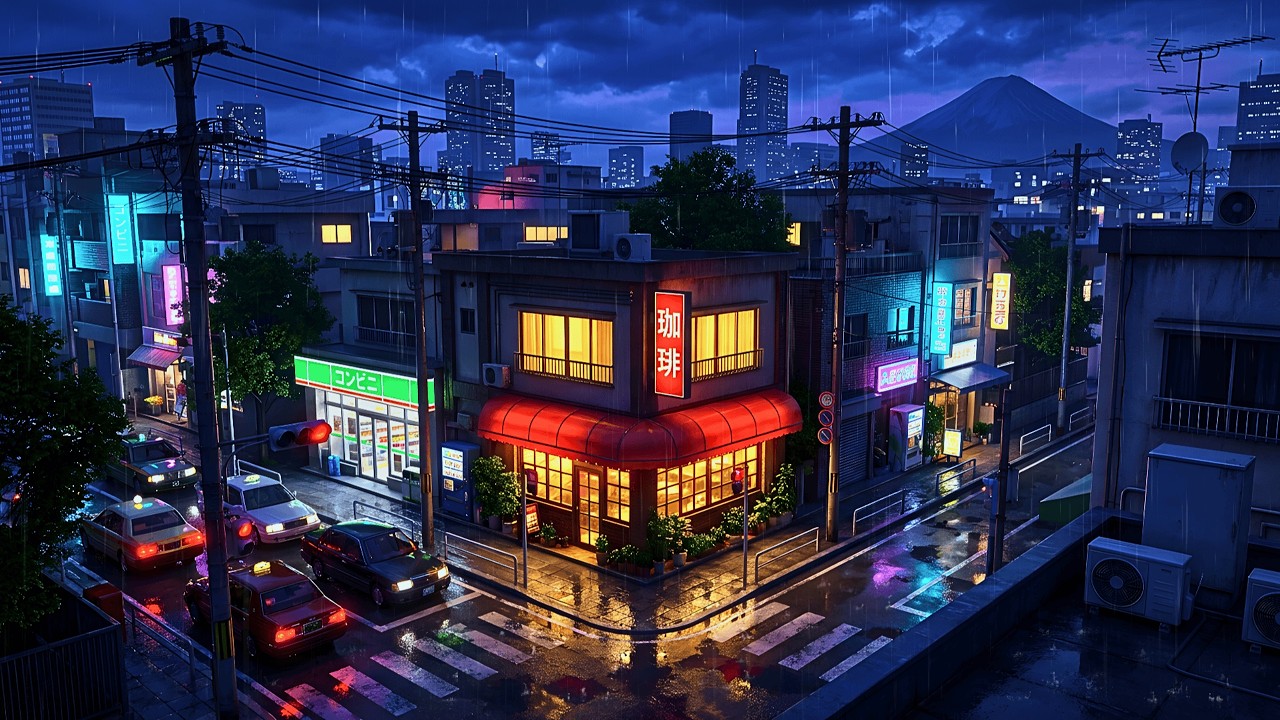 Rainy Nights in Tokyo ☔ Lofi Hip Hop Mix for Deep Focus, Study & Sleep ...