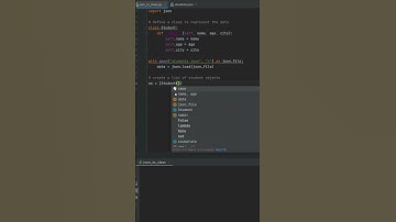 How to load JSON to class objects list in Python