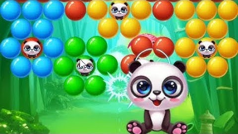 Panda Bubble Shooter Save panda kids Level 1 to 10