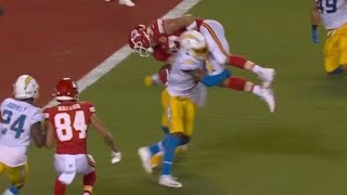 Celebrity Derwin James BODY SLAMS Travis Kelce! (Chargers vs Chiefs 9/15/22) Net Worth