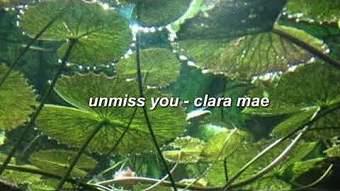 unmiss you - clara mae (slowed down)