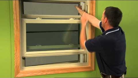 How to Replace the Screen on a Double Hung Window