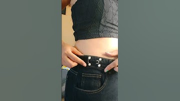 loose jeans hack | jeans buttons pins from amazon #hack #youtubeshorts #shorts #amazonfinds