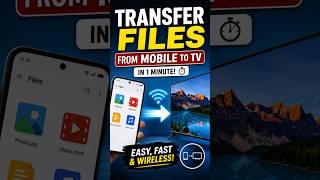 Most people still use USB cables 😲 Here's a much faster way to transfer files from Mobile to TV!