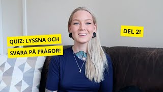 Quiz: Listen & Answer Questions (Part 2) · Slow Swedish With Subtitles