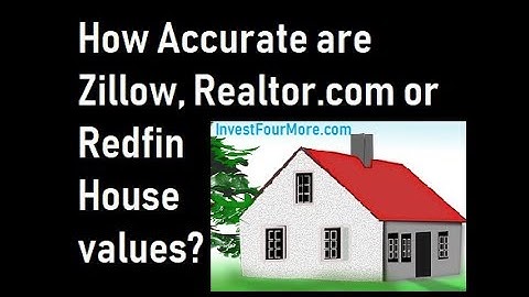 How Accurate is  the Zillow Zestimate, Redfin or Realtor.com Property Values?