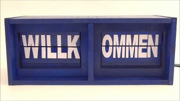 Fallblattanzeige / Split Flap Display