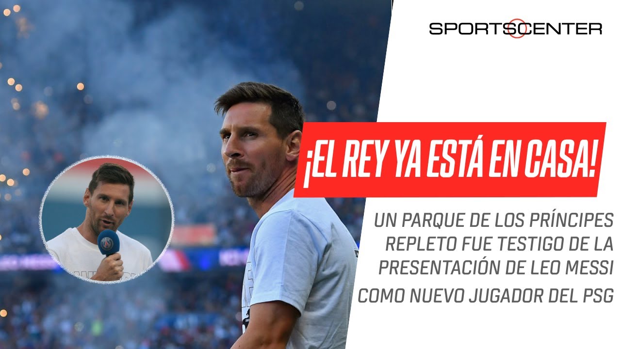 ¡UN REY EN EL PARQUE DE LOS PRÍNCIPES! #MESSI FUE PRESENTADO A ESTADIO LLENO EN EL #PSG