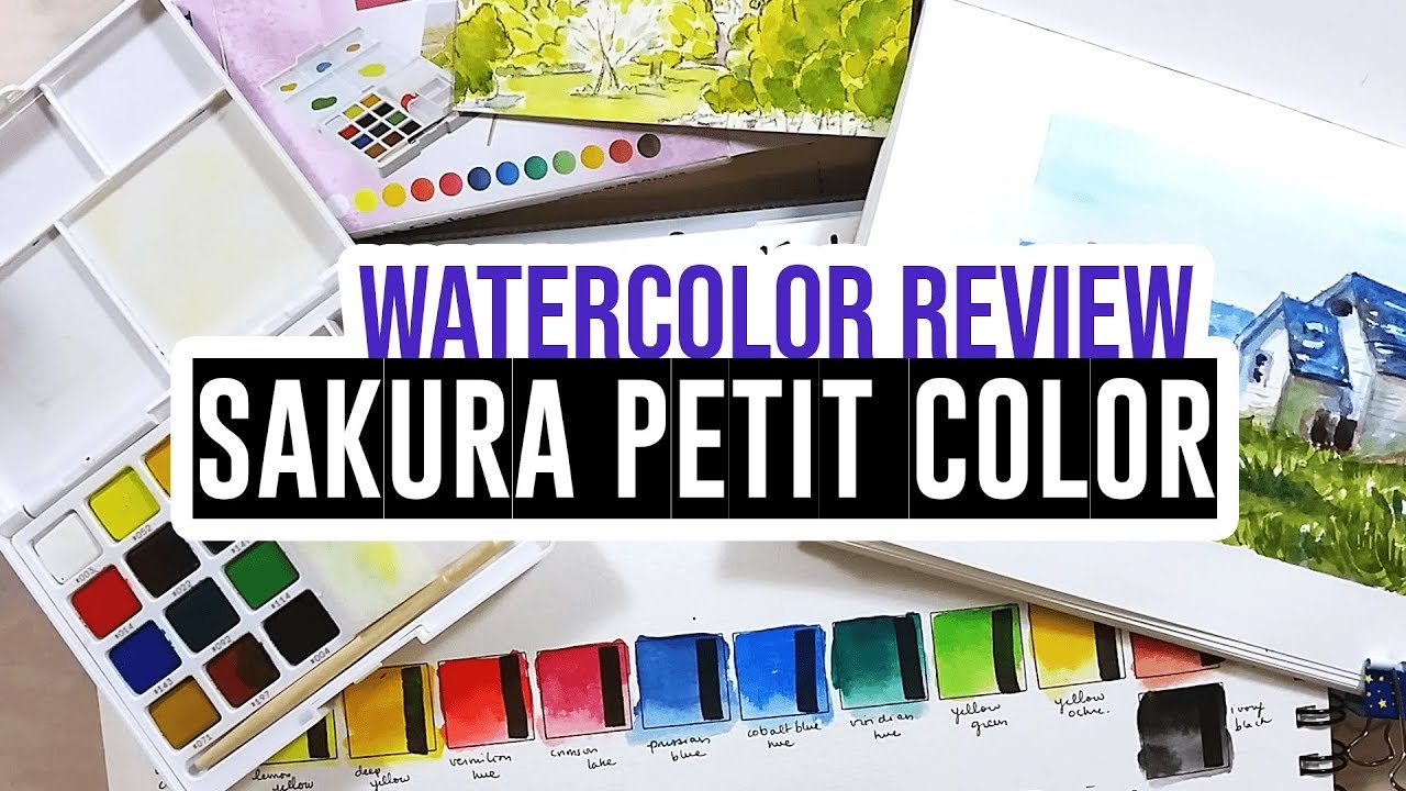 Watercolor Paint Set - Sakura Petit Color