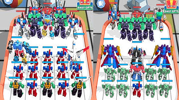 Merge Monster Robot Master - Robots Evolution 3d Battle, Transformer vs Robot Dinosaur