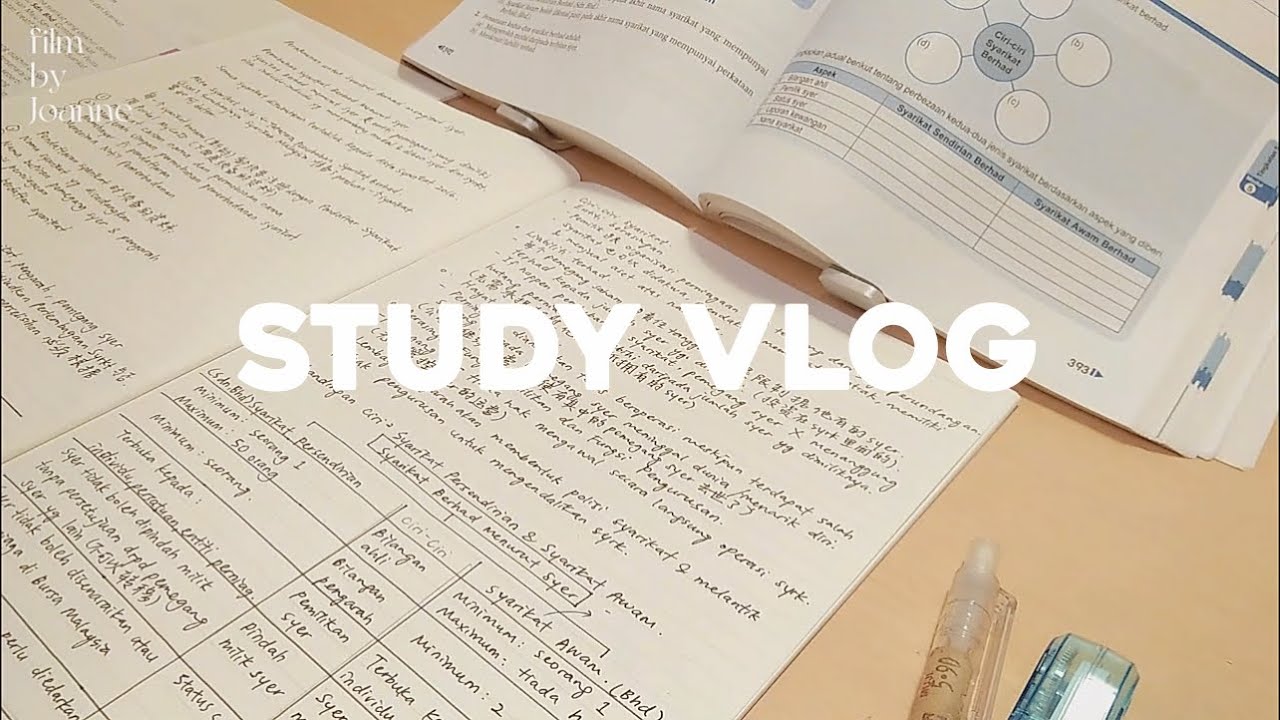 Study vlog, study timelapse, lots of studying