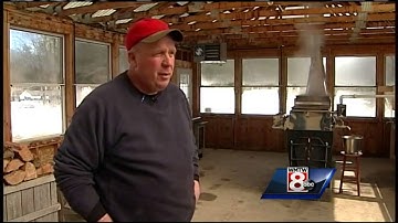 Below normal temps leaving sap buckets empty