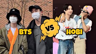 BTS vs Hobi : Yoongi Can't Hide His Favoritism