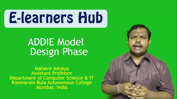 E content Development 009 - ADDIE Model - Design Phase