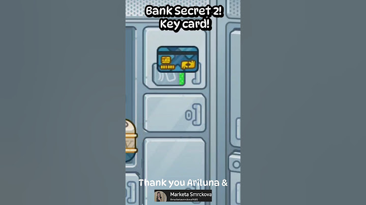 Bank Secret 2: Key card safe! #avatarworld