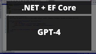 Construyendo 2 Aplicaciones de .NET y Respondiendo una Pregunta de EF Core con GPT-4