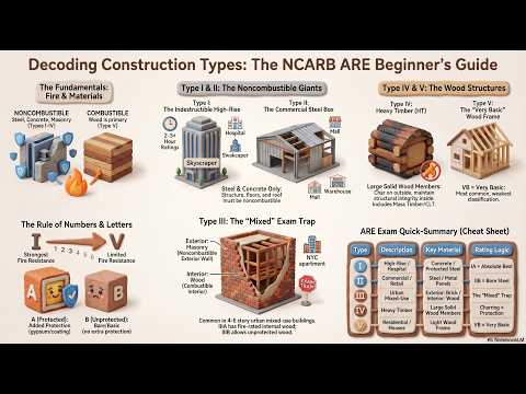 ARE Exam Prep: Construction Types for CE, PPD & PDD | ARE Lab