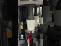 The double wall paper cup sleeve machine test run in the factory