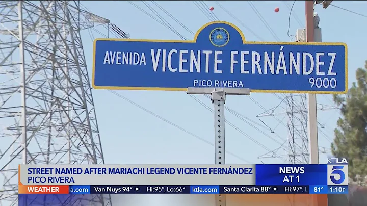 Pico Rivera street named after Vicente Fernandez