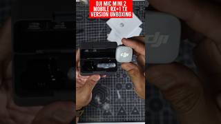 DJI Mic Mini 2 Unboxing(mobile rx + 1 tx ver) #dji #micmini2 #micmini